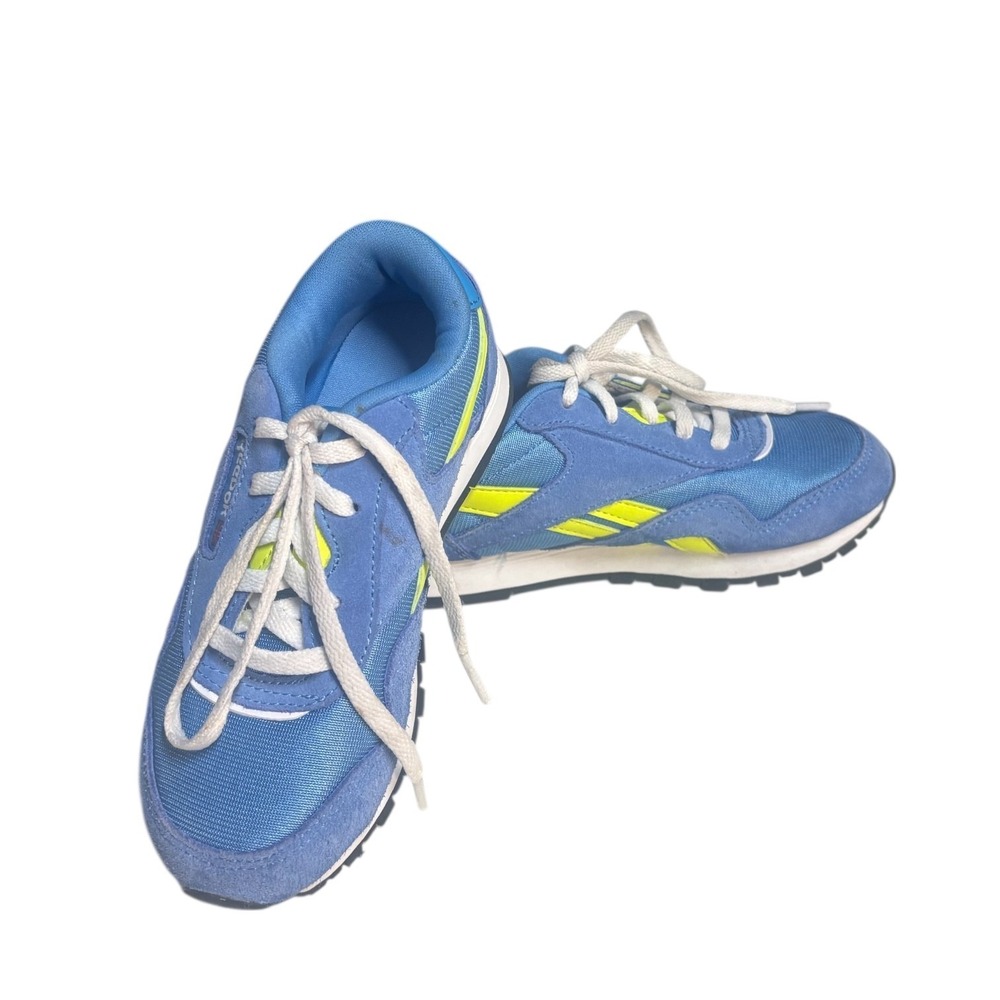 Reebok Classic Nylon Kids Sneakers Trainers Lace Up Shoes‎ Size 12